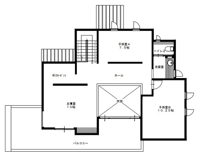 間取り図 2F