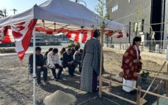 新モデルハウス始動🏠地鎮祭を執り行いました。